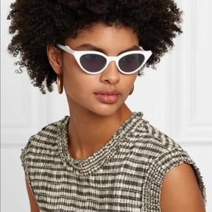 White Illesteva Isabella Sunglasses Excellent Used Condtion